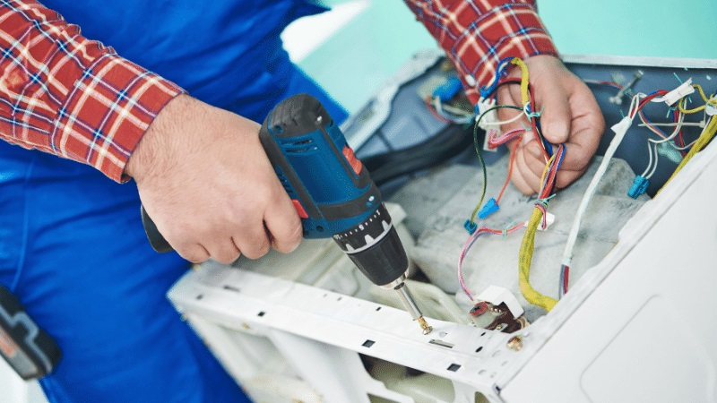 Çayırova Viessmann Viessmann çamaşır makinesi kart tamiri – Su almama arızası orijinal parça ile giderildi. - Teknik servis örneği